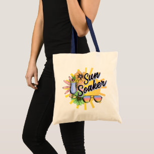Sun Soaker Beach or Pool Summer Tote Bag