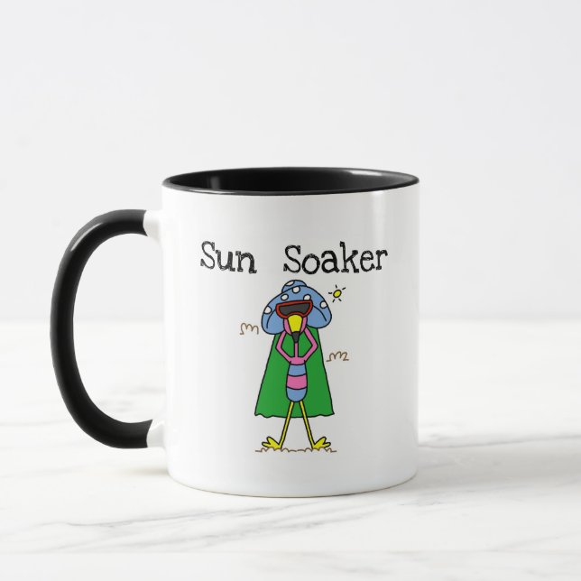 Sun Soaker Flamingo Tshirts and Gifts Mug (Left)