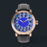 SUN SOLAR ENERGY/ Bright Blue ,White , Black Watch<br><div class="desc">Abstract  geometrical design inspired from the ancient rituals of Sun with 3D gem stones .Design, modelling and rendering by Bulgan Lumini (c).</div>