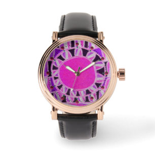 SUN SOLAR ENERGY/ Pink Fuchsia ,White , Black Watch