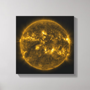 Sun Solar Flares Canvas Print