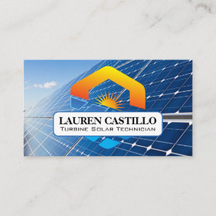 Sun Solar Logo   Energy Panels Business Card
