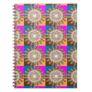 SUN sparkle chakra sunflower art by NavinJOSHI Notebook
