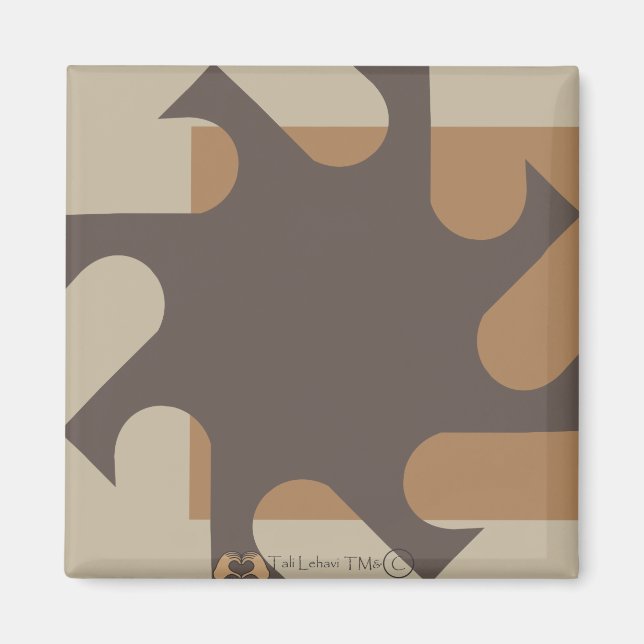 Sun Sponap beige Magnet 2 (Front)