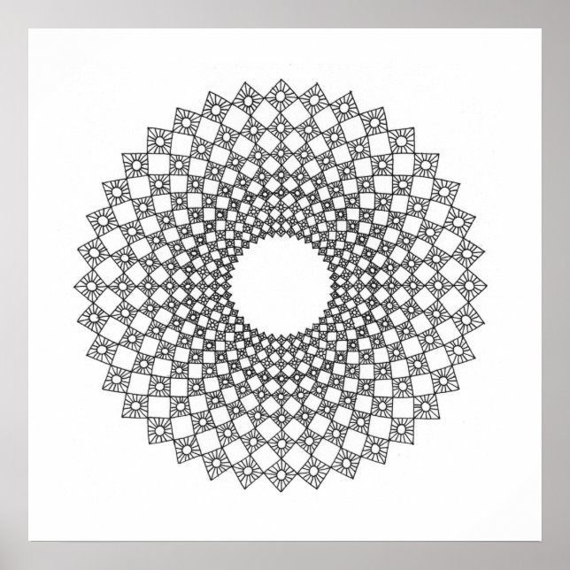 Sun Squares Poster (Front)