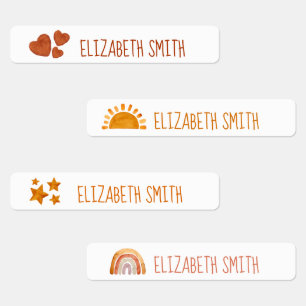 Sun, Star, Heart and Rainbow Kids Name School