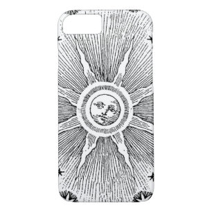 Sun Stars Antique Night Sky Mediaeval Zodiac iPhone 8/7 Case