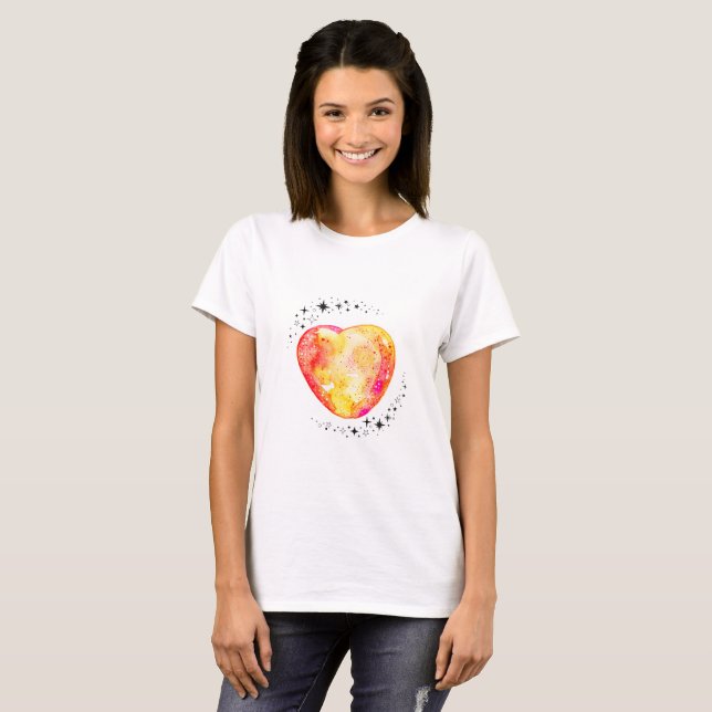 Sun Stone Celestial Boho Womens T Shirt (Front Full)