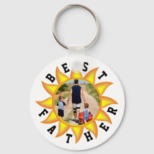 Sun Summer BEST father day Key Ring