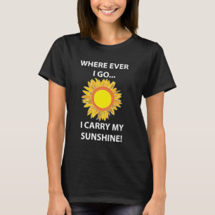 Sun Sunflower Sunshine Sun T-Shirt