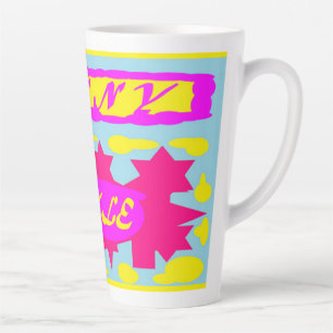 Sun Sunny Shining Bright colours Latte Mug