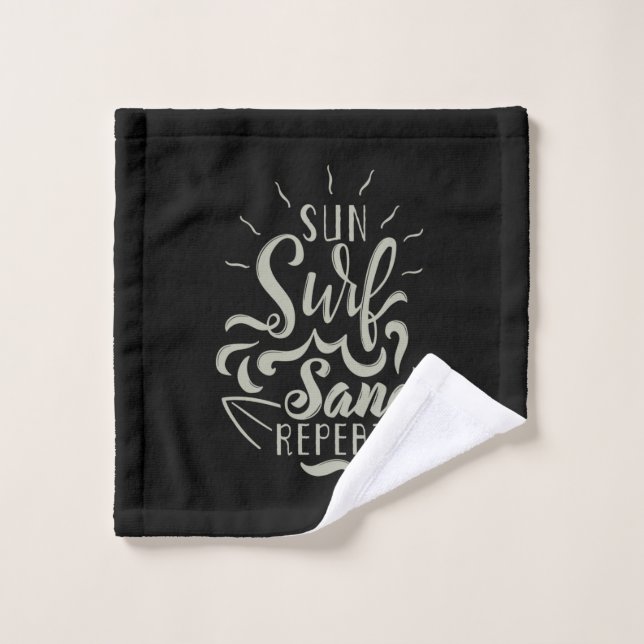 Sun Surf Sand Repeat Wash Cloth (Wash Cloth)