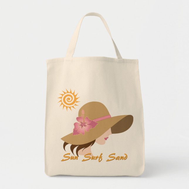 Sun Surf Sand Tote Bag (Front)