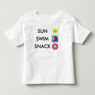 Sun Swim Snack - Kid's T-Shirt
