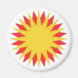 Sun Symbol Magnet