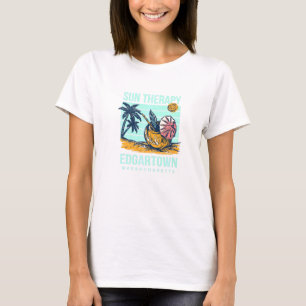 Sun Therapy Edgartown Summer Massachusetts Tropica T-Shirt