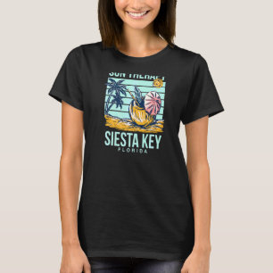 Sun Therapy Siesta Key Summer Florida Tropical Bea T-Shirt