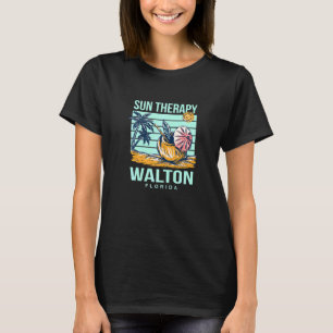 Sun Therapy Walton Summer Florida Tropical Beach T-Shirt