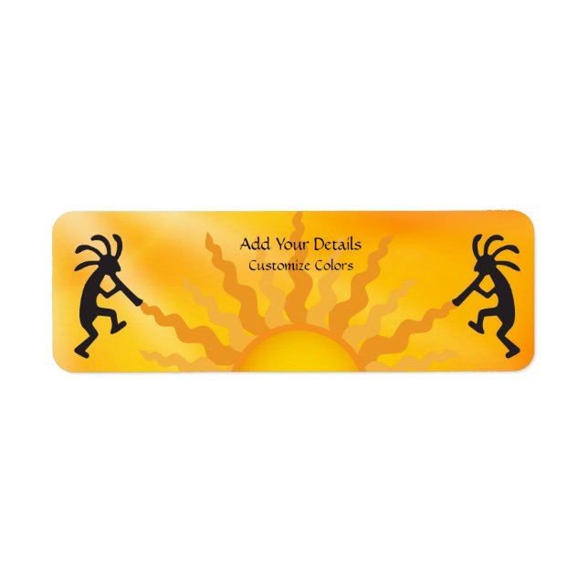 Sun Two Kokopelli Address Label (Front)