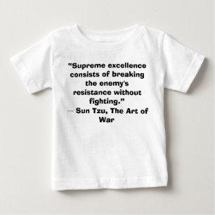 Sun Tzu Art of War Baby Winner t-shirt