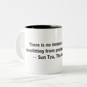 Sun Tzu Art of War quote  Two-Tone Coffee Mug