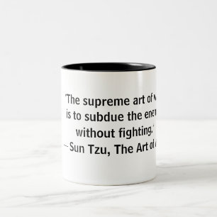 Sun Tzu Art of War Without Fighting Mug