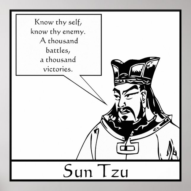 Sun Tzu -- Chinese Military Strategist Poster (Front)