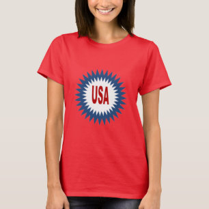 SUN USA Woman Red T-Shirt