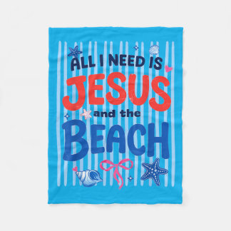 Sun Vacation Fleece Blanket