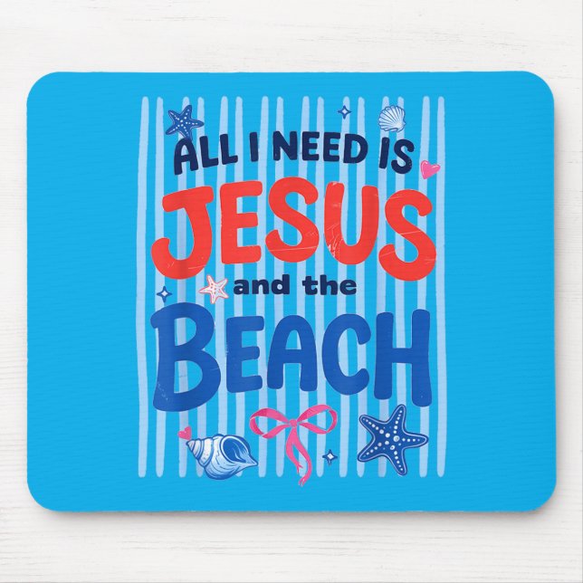 Sun Vacation Mouse Mat (Front)