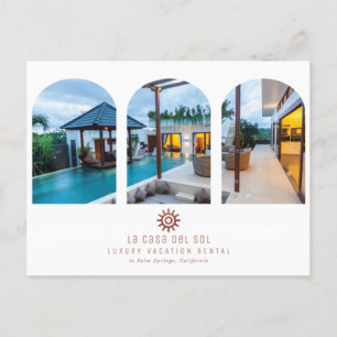 Sun Vacation Rental Postcard