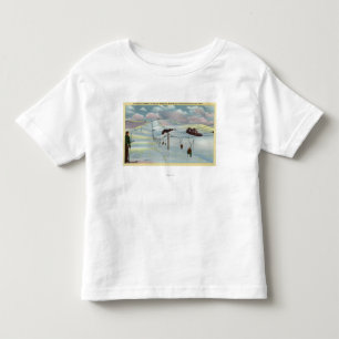 Sun Valley, ID - Sawtooth Mnts. Riding Ski Toddler T-Shirt