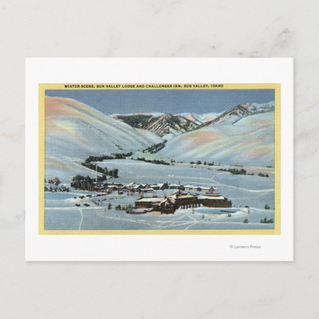 Sun Valley, ID - Winter Scene, Sun Valley Postcard (Front)