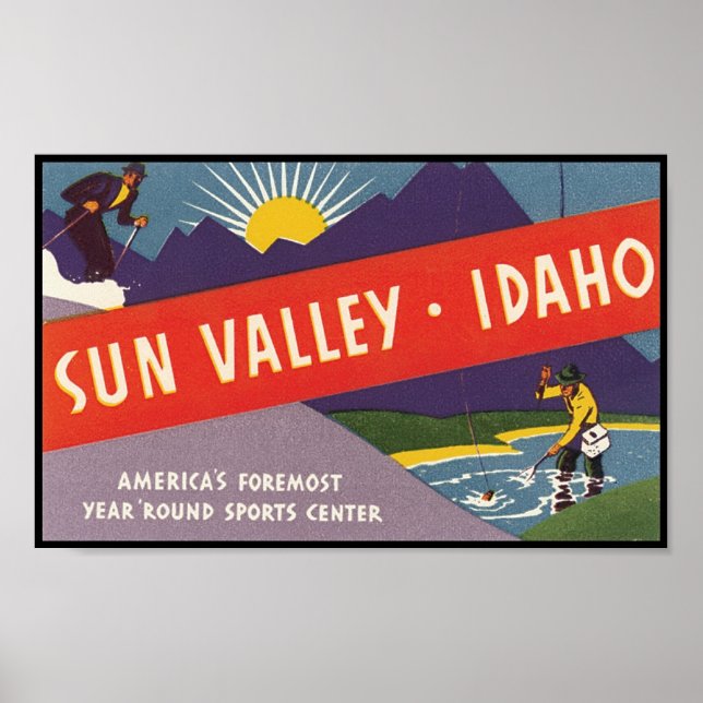Sun Valley Idaho Poster (Front)