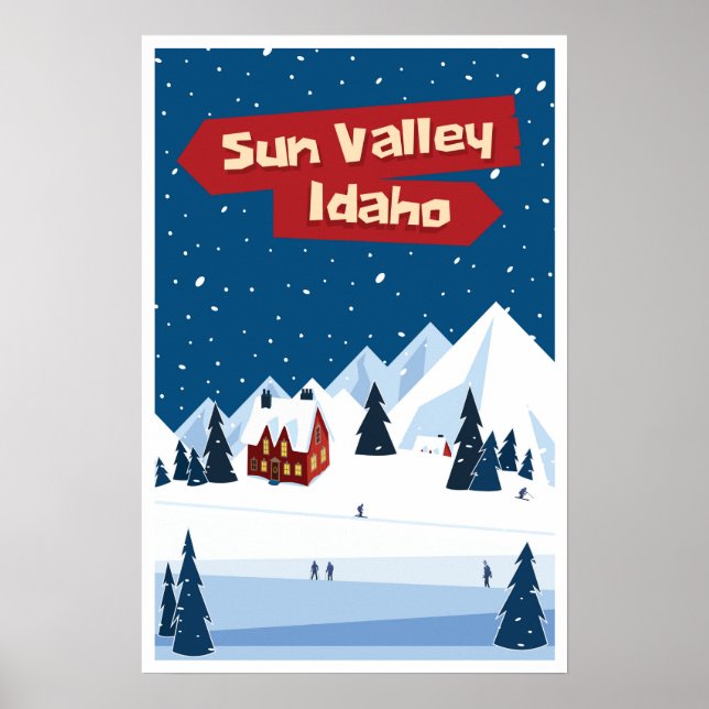 Sun Valley, Idaho,Ski Poster (Front)