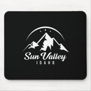 Sun Valley Idaho Ski Resort Skiing Snowboarding Mouse Mat