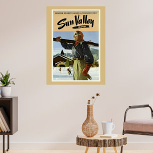 Sun Valley, Idaho travel Poster