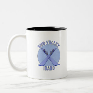Sun Valley, Idaho Two-Tone Coffee Mug