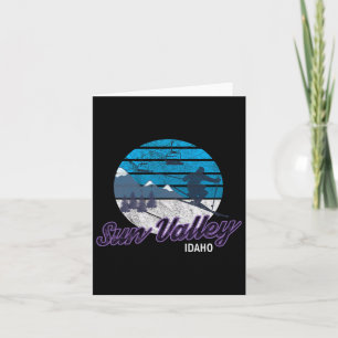 Sun Valley Idaho Usa Ski Resort Snowboarding Card