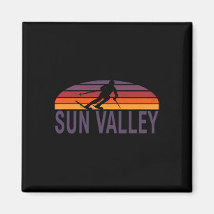 Sun Valley Idaho Usa Ski Resort Snowboarding Magnet
