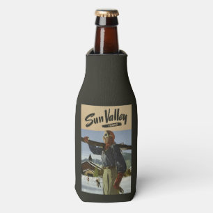 Sun Valley, Idaho Vintage Travel bottle cooler