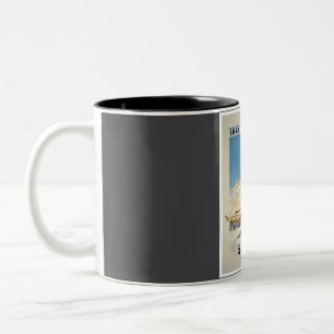 Sun Valley Idaho Vintage Travel Two-Tone Coffee Mug