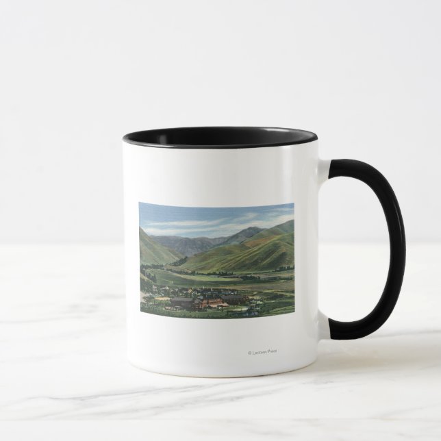 Sun Valley, IDSummer Scene of Sun Valley Lodge Mug (Right)