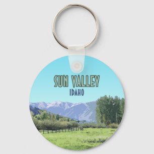 Sun Valley Ketchum Idaho Key Ring