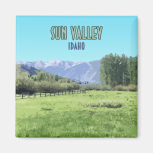 Sun Valley Ketchum Idaho Magnet