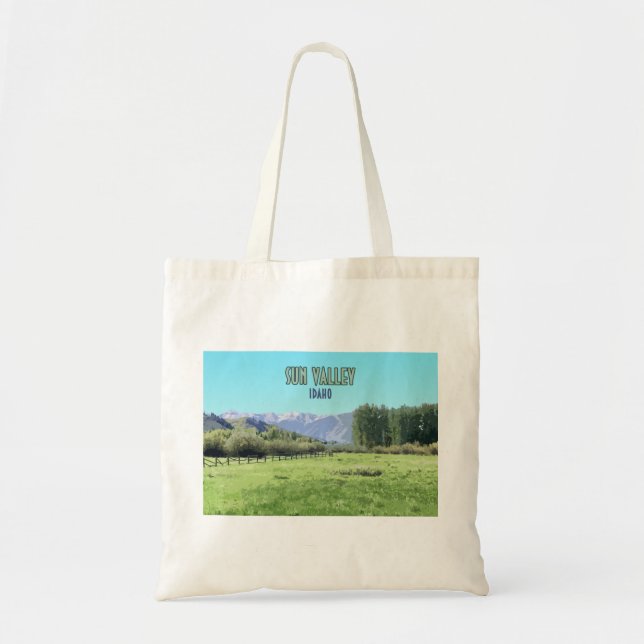 Sun Valley Ketchum Idaho Tote Bag (Front)