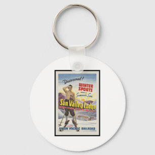 Sun Valley Lodge Idaho Key Ring