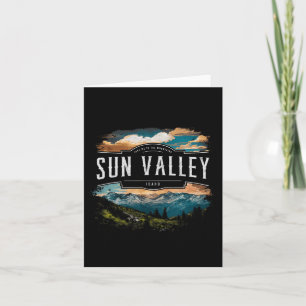 Sun Valley Mountains Idaho Hiking Outdoors Vintage Card