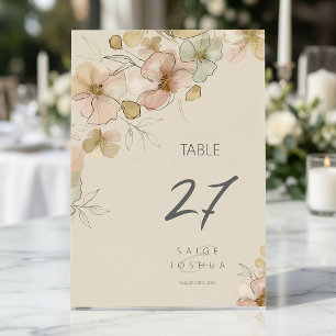 Sun-Washed Garden Wedding Floral ID1283 Invitation