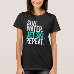 Sun Water Jet ski Repeat Vintage Jet Ski 1 T-Shirt